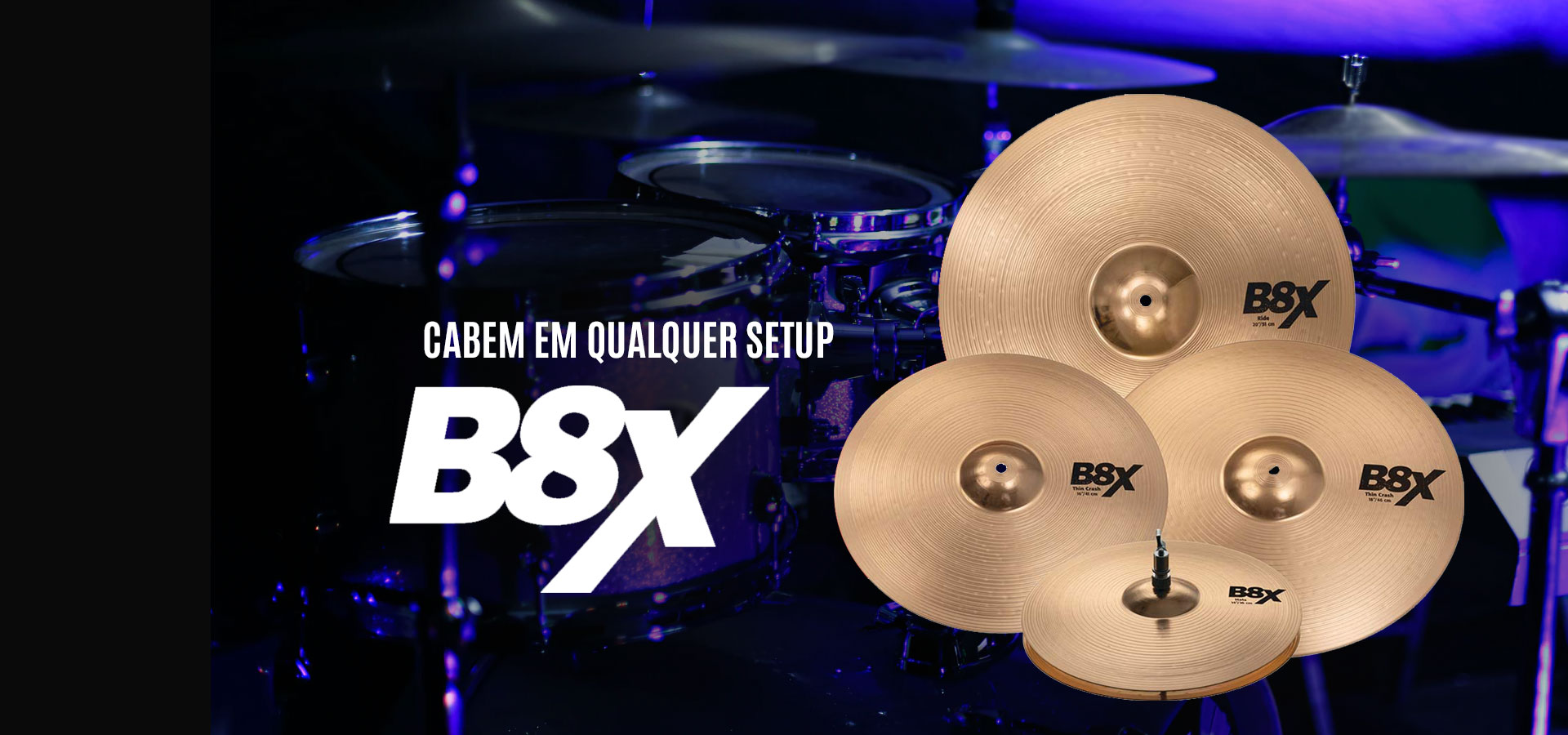 Sabian Cymbals - B8X Series
